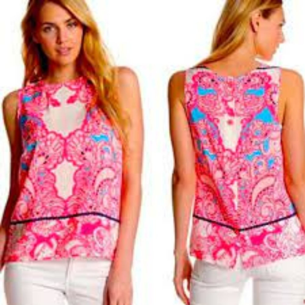 Lilly Pulitzer Iona Shell - Safari Engineered - E… - image 1